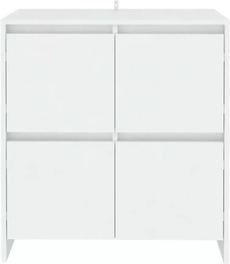 VidaXL -Dressoir-70x41x75-cm-bewerkt-hout-wit - Foto 4