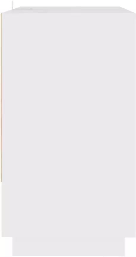 VidaXL -Dressoir-70x41x75-cm-bewerkt-hout-wit - Foto 4