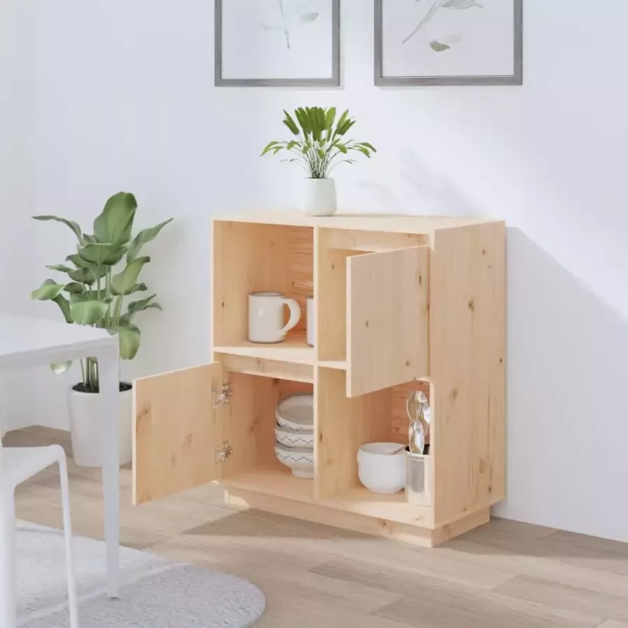 VidaXL -Dressoir-74x35x80-cm-massief-grenenhout - Foto 2