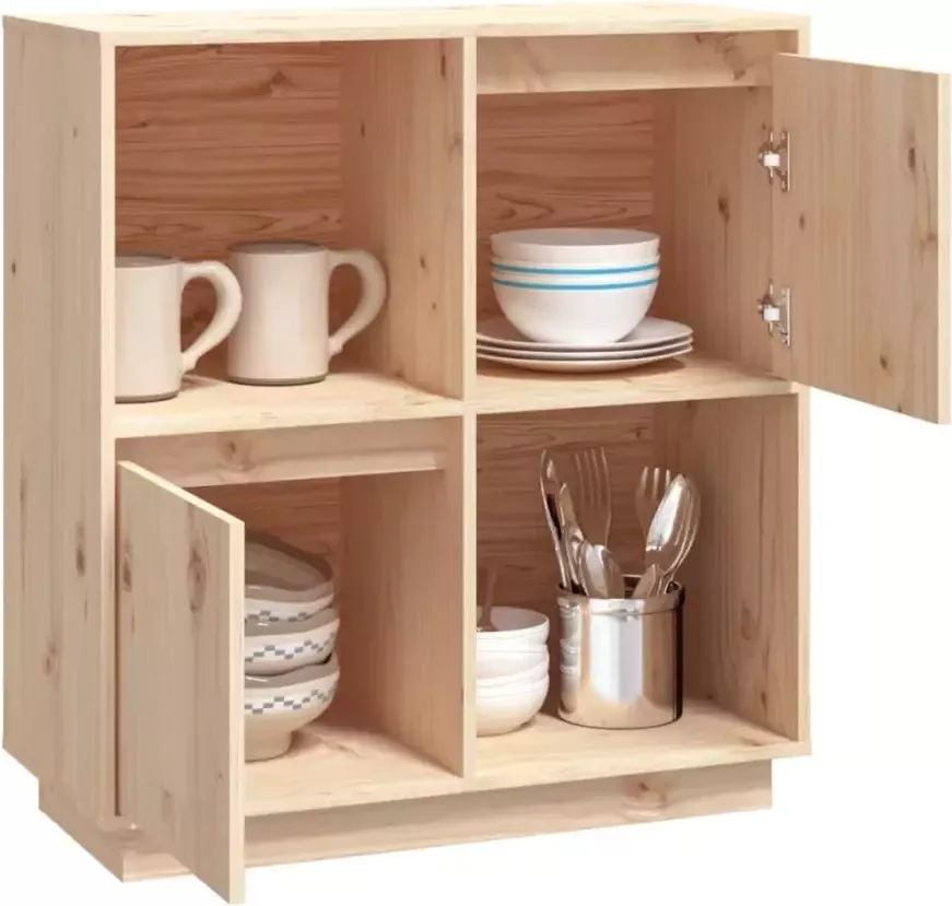 VidaXL -Dressoir-74x35x80-cm-massief-grenenhout - Foto 4