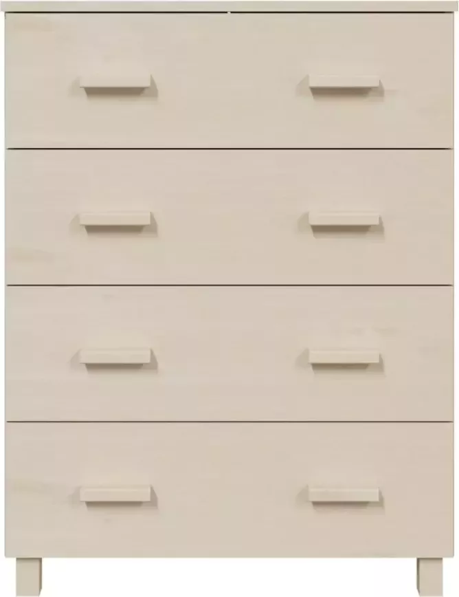 VidaXL -Dressoir-HAMAR-79x40x103 5-cm-massief-grenenhout-honingbruin - Foto 4