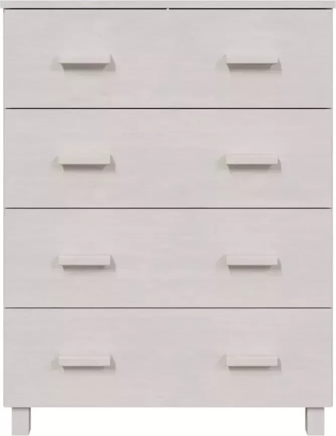 VidaXL -Dressoir-HAMAR-79x40x103 5-cm-massief-grenenhout-wit