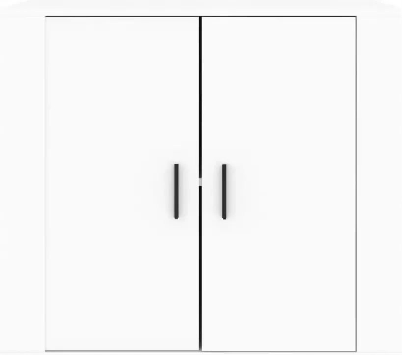 VidaXL -Dressoir-80x33x70-cm-bewerkt-hout-wit - Foto 7