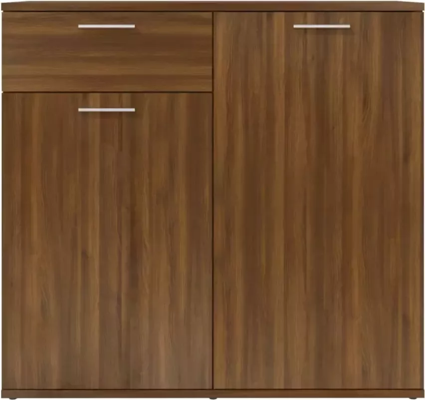 VidaXL -Dressoir-80x36x75-cm-bewerkt-hout-bruineikenkleurig - Foto 4