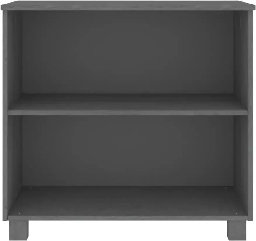VidaXL -Dressoir-HAMAR-85x35x80-massief-grenenhout-donkergrijs