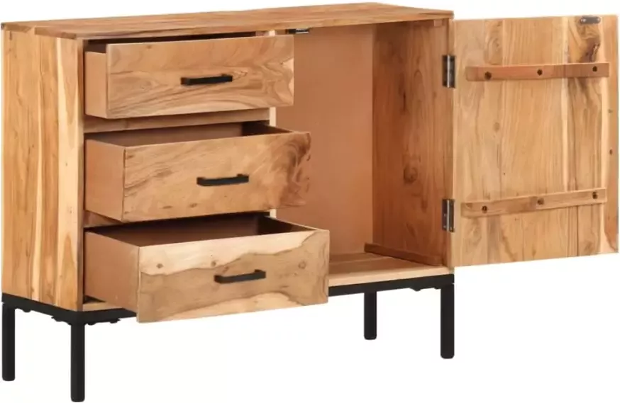 VidaXL -Dressoir-88x30x73-cm-massief-acaciahout - Foto 3