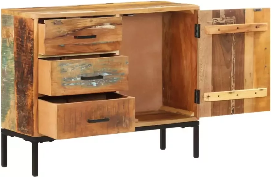 VidaXL -Dressoir-88x30x73-cm-massief-gerecycled-hout - Foto 4