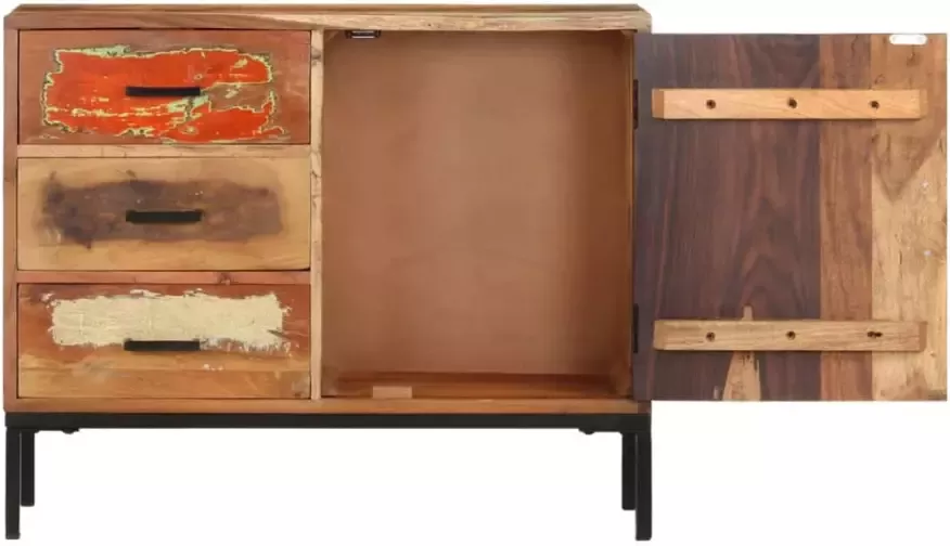 VidaXL -Dressoir-88x30x73-cm-massief-gerecycled-hout - Foto 5