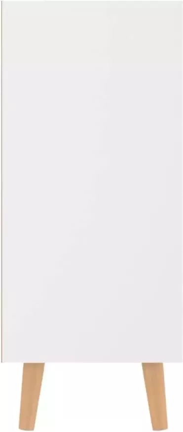 VidaXL -Dressoir-90x30x72-cm-bewerkt-hout-hoogglans-wit - Foto 3