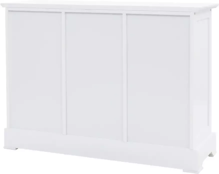 VidaXL -Dressoir-met-3-deuren-105x35x77 5-cm-MDF-en-grenenhout - Foto 2