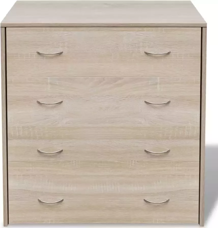 VidaXL -Dressoir-met-4-lades-60x30 5x71-cm-eikenkleur - Foto 2