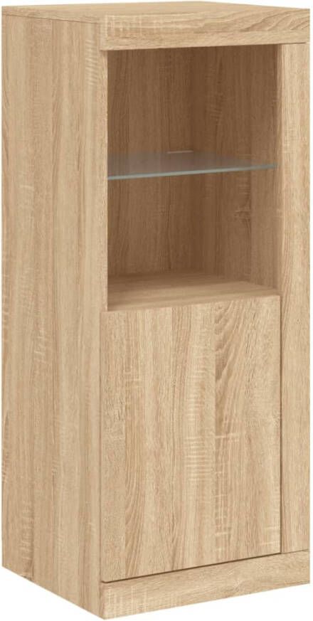 VidaXL -Dressoir-met-LED-verlichting-41x37x100-cm-sonoma-eikenkleurig - Foto 2