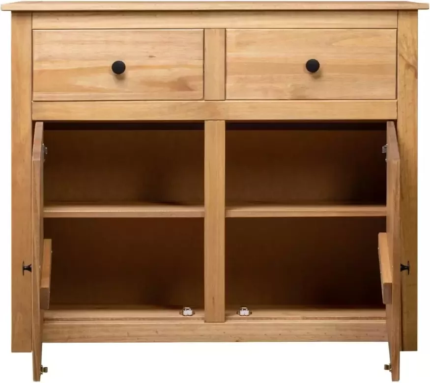 VidaXL -Dressoir-Panama-Range-93x40x80-cm-massief-grenenhout - Foto 2