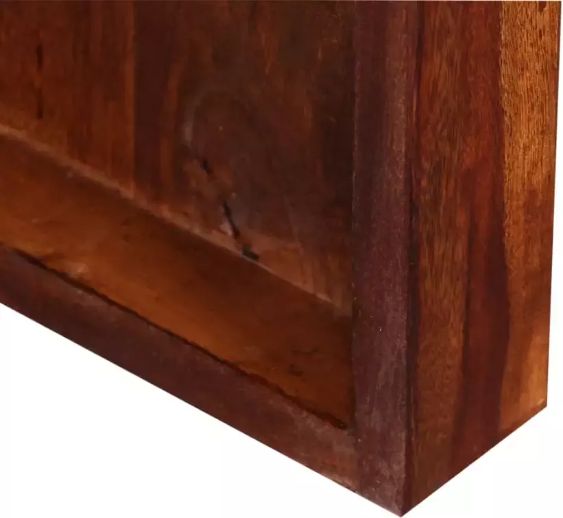 Vida XL vidaXL Dressoir bureau massief sheeshamhout bruin-VXL-244356 - Foto 5