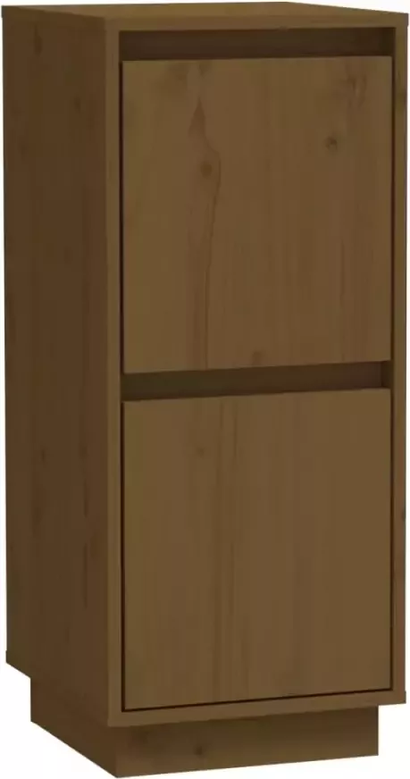 VidaXL -Dressoirs-2-st-31 5x34x75-cm-massief-grenenhout-honingbruin - Foto 3