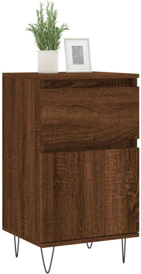 VidaXL -Dressoirs-2-st-40x35x70-cm-bewerkt-hout-bruineikenkleurig - Foto 9