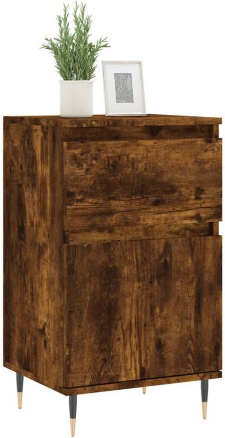VidaXL -Dressoirs-2-st-40x35x70-cm-bewerkt-hout-gerookt-eikenkleurig - Foto 9