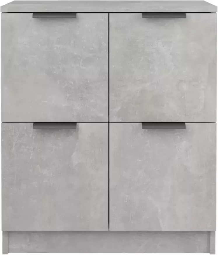 VidaXL -Dressoirs-2-st-60x30x70-cm-bewerkt-hout-betongrijs - Foto 4