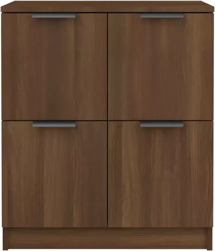 VidaXL -Dressoirs-2-st-60x30x70-cm-bewerkt-hout-bruineikenkleurig - Foto 2