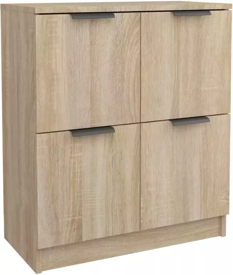 VidaXL -Dressoirs-2-st-60x30x70-cm-bewerkt-hout-sonoma-eikenkleurig - Foto 2