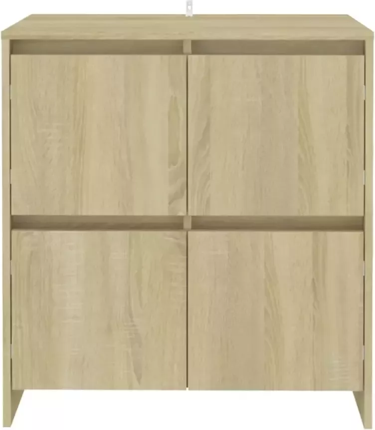 VidaXL Dressoirs 2 st 70x41x75 cm bewerkt hout sonoma eikenkleurig - Foto 4