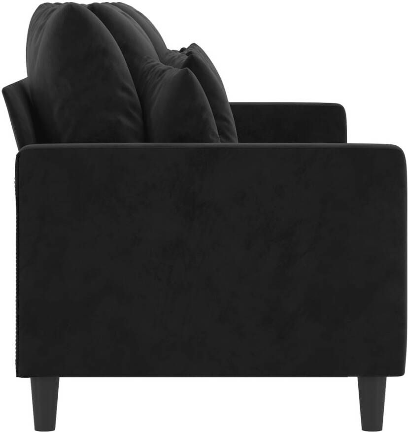 Vida XL vidaXL Driezitsbank 180 cm fluweel zwart-VXL-359318 - Foto 2