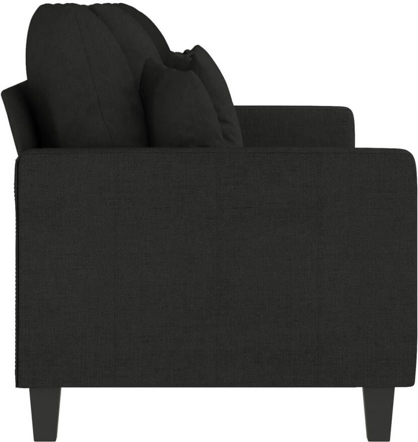 Vida XL vidaXL Driezitsbank 180 cm stof zwart-VXL-359279 - Foto 1