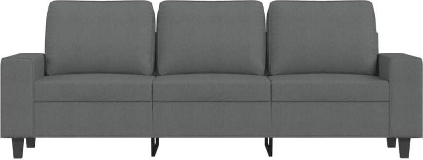 VidaXL -Driezitsbank-met-voetenbank-180-cm-stof-donkergrijs - Foto 4