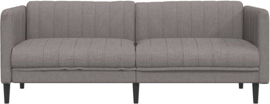 VidaXL -Driezitsbank-stof-taupe - Foto 4