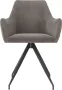 VidaXL Eetkamerstoelen 2 st fluweel lichtgrijs - Thumbnail 4