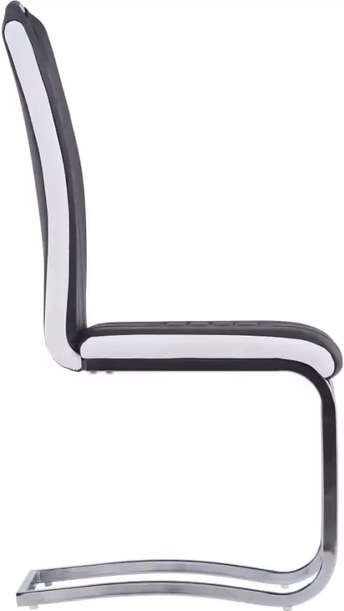 Vida XL Eetkamerstoelen 4 st kunstleer zwart SKU: V281772 - Foto 2