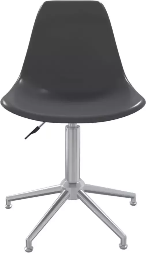 VidaXL -Eetkamerstoelen-draaibaar-2-st-polypropeen-lichtgrijs - Foto 3