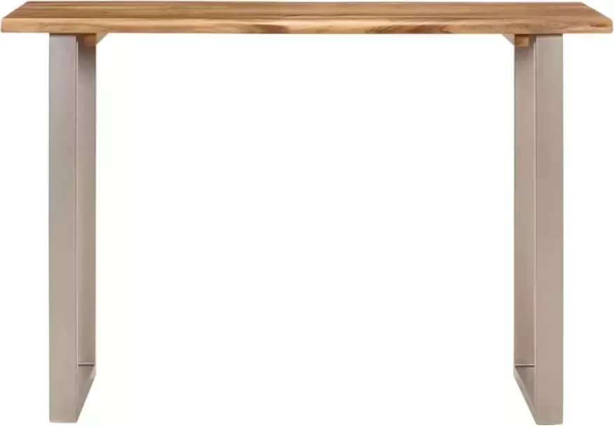 VidaXL -Eettafel-110x50x76-cm-massief-acaciahout - Foto 4