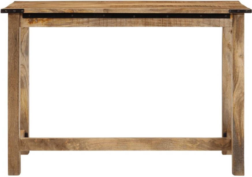 VidaXL Eettafel 110x55x75 cm massief mangohout - Foto 4