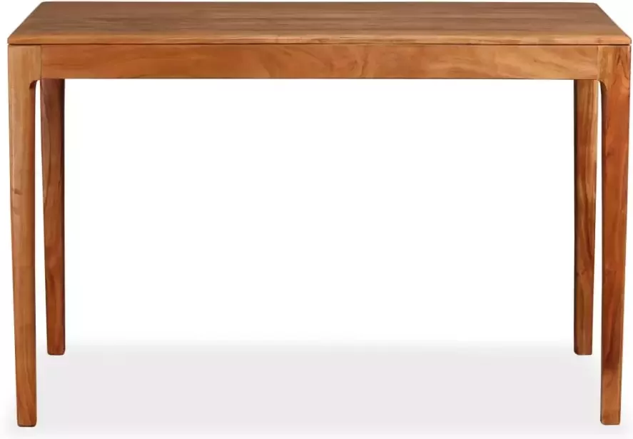 VIDAXL Eettafel 118x60x76 cm massief hout
