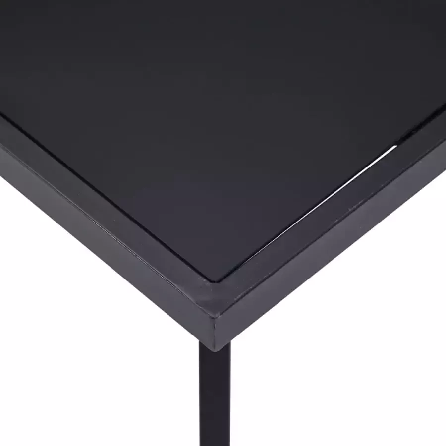 VidaXL -Eettafel-120x60x75-cm-gehard-glas-zwart