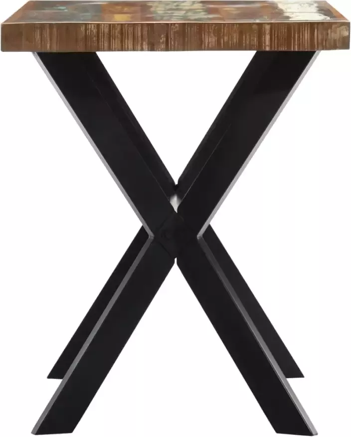 VIDAXL Eettafel 120x60x75 cm massief gerecycled hout