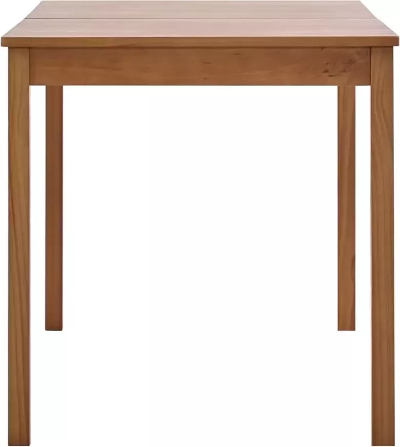 VidaXL -Eettafel-140x70x73-cm-grenenhout-honingbruin - Foto 1