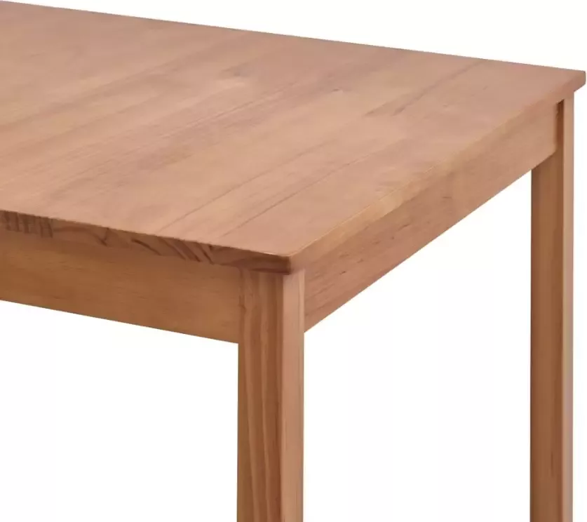 VidaXL -Eettafel-140x70x73-cm-grenenhout-honingbruin - Foto 2