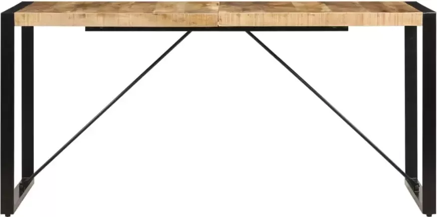 VidaXL -Eettafel-160x80x75-cm-massief-mangohout - Foto 3