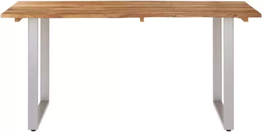 Vida XL Eettafel 154x80x76 cm massief acaciahout SKU: V286477 - Foto 5