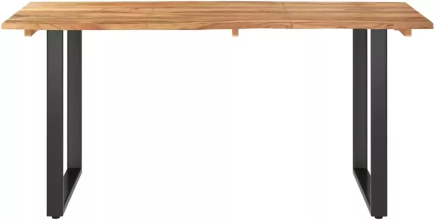 Vida XL Eettafel 154x80x76 cm massief acaciahout SKU: V286473 - Foto 4