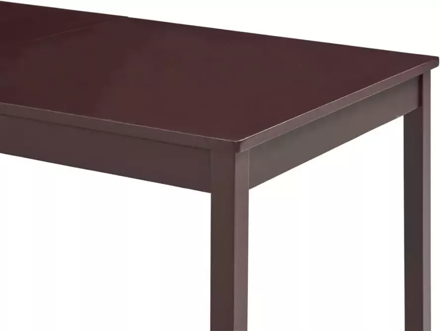 VidaXL -Eettafel-180x90x73-cm-grenenhout-donkerbruin - Foto 2