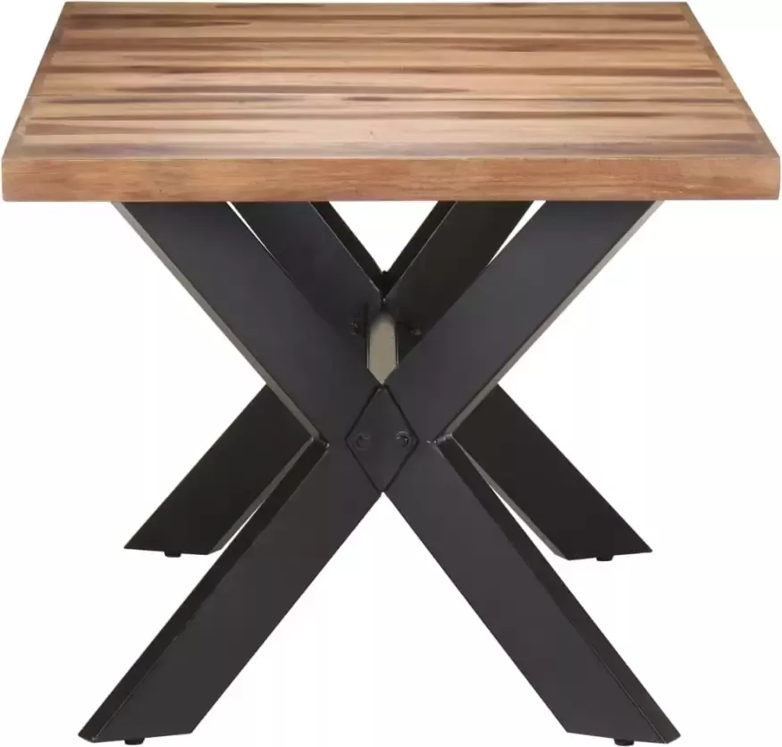 Vida XL Eettafel 180x90x75 cm massief hout met honingkleurige afwerking SKU: V321548 - Foto 2