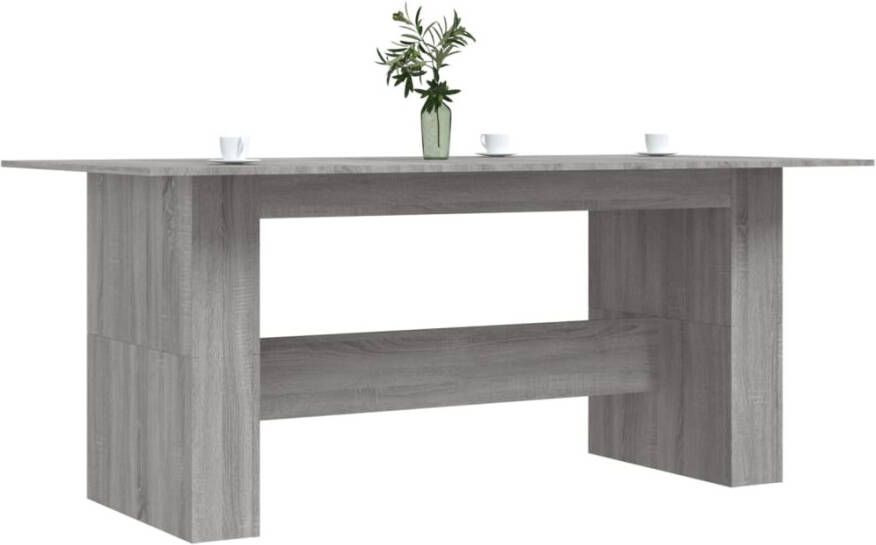 VidaXL -Eettafel-180x90x76-cm-bewerkt-hout-grijs-sonoma-eikenkleurig