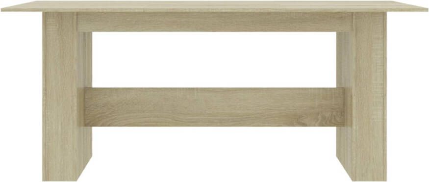 VidaXL -Eettafel-180x90x76-cm-bewerkt-hout-sonoma-eikenkleurig - Foto 4