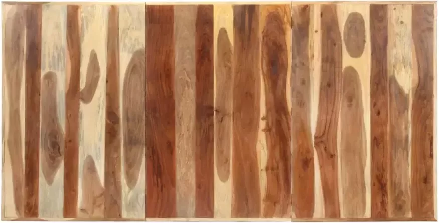 VidaXL Eettafel 200x100x75 cm massief hout met sheesham afwerking - Foto 2