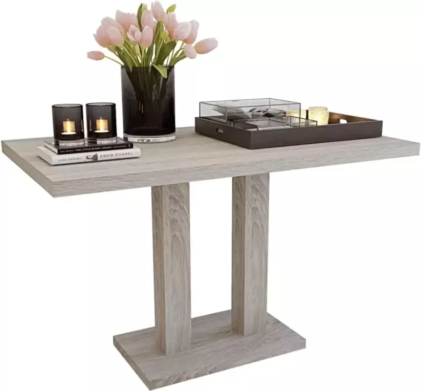 VidaXL -Eettafel-eiken-look-MDF