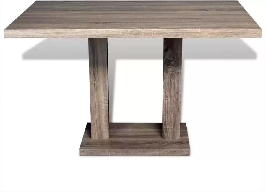 VidaXL -Eettafel-eiken-look-MDF - Foto 4