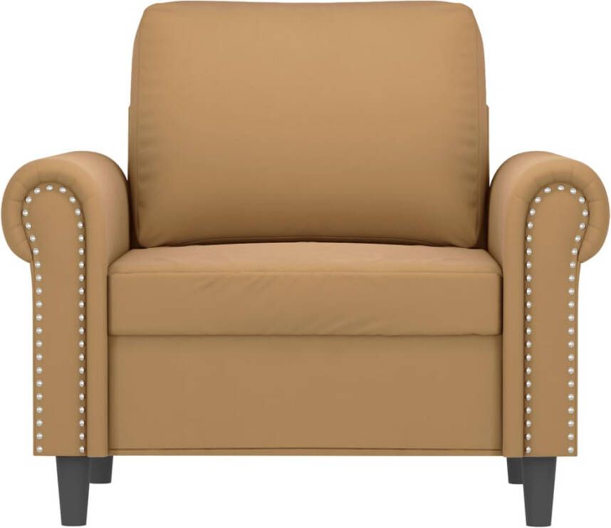 VidaXL Fauteuil 60 cm fluweel bruin - Foto 3